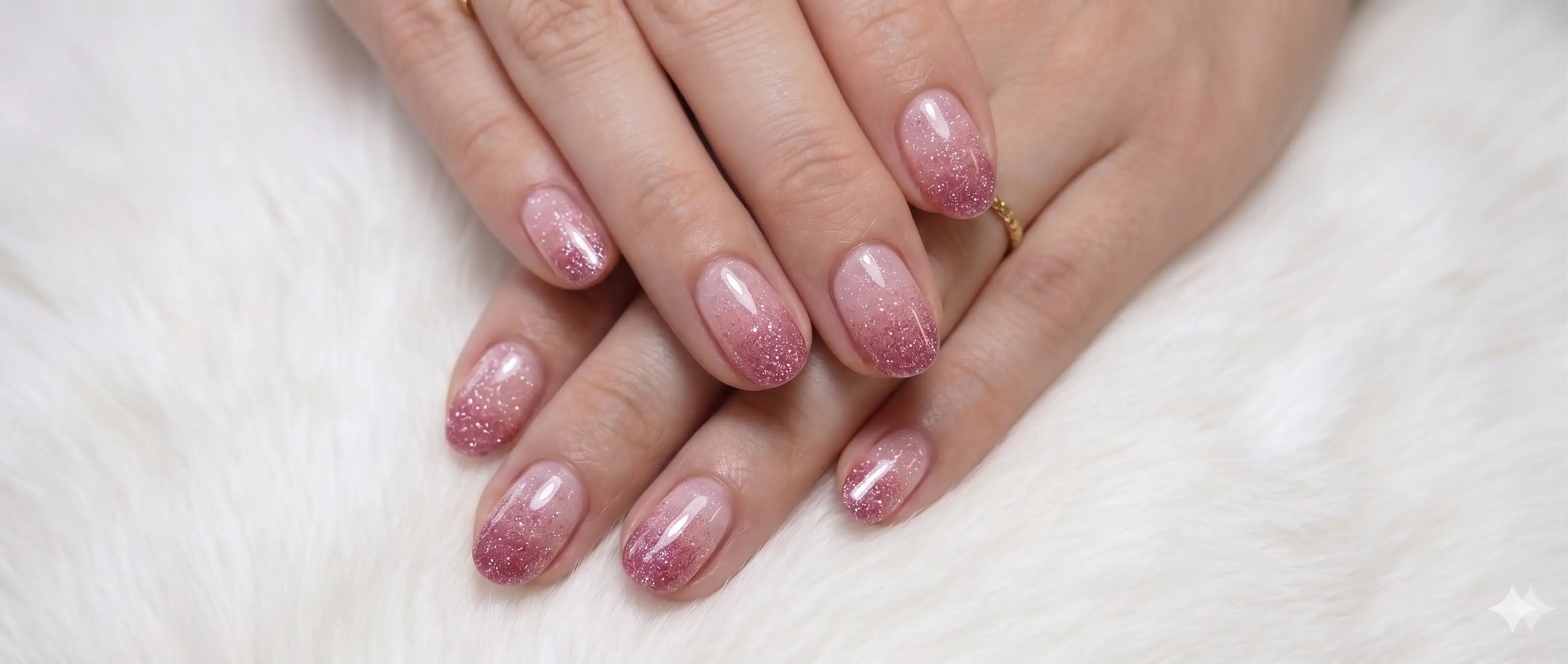 シンプルネイル ピンク